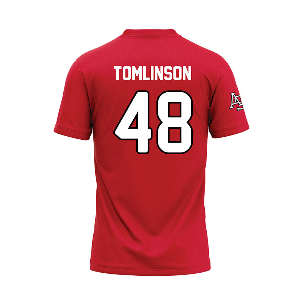 Arkansas State - NCAA Baseball : Houston Tomlinson - Red Baseball Jersey-1