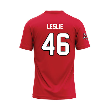 Arkansas State - NCAA Baseball : Will Leslie - Red Baseball Jersey-1