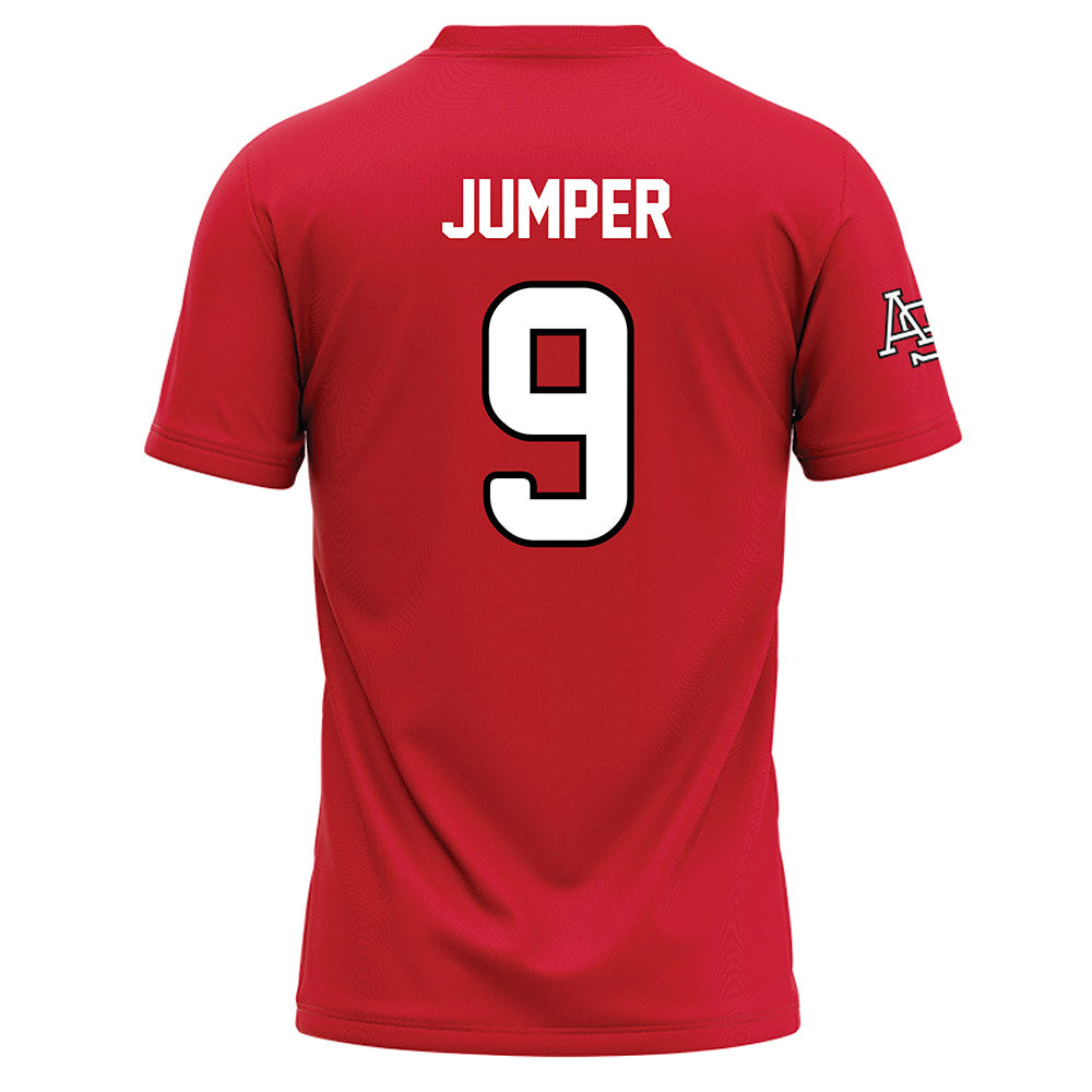 Arkansas State - NCAA Baseball : Cross Jumper - Red Baseball Jersey