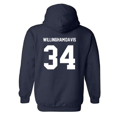 BU - NCAA Football : Zac Willingham-Davis - Classic Fashion Shersey Hooded Sweatshirt-1