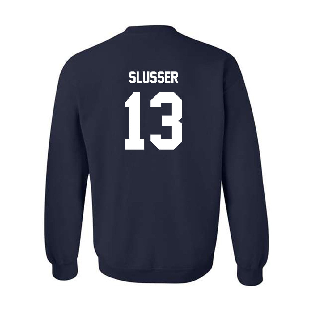 BU - NCAA Women's Volleyball : Carly Slusser - Classic Fashion Shersey Crewneck Sweatshirt-1