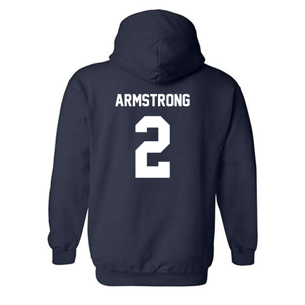 BU - NCAA Football : Mason Armstrong - Classic Fashion Shersey Hooded Sweatshirt-1
