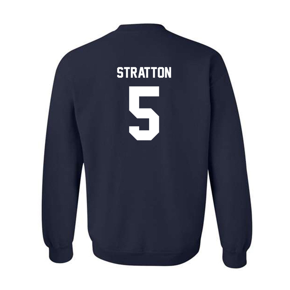 Butler - NCAA Football : Jackson Stratton - Classic Fashion Shersey Crewneck Sweatshirt-1