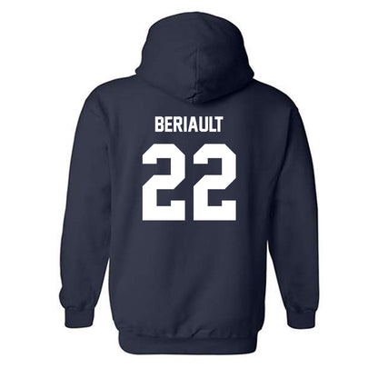 Butler - NCAA Football : Madden Beriault - Classic Fashion Shersey Hooded Sweatshirt-1