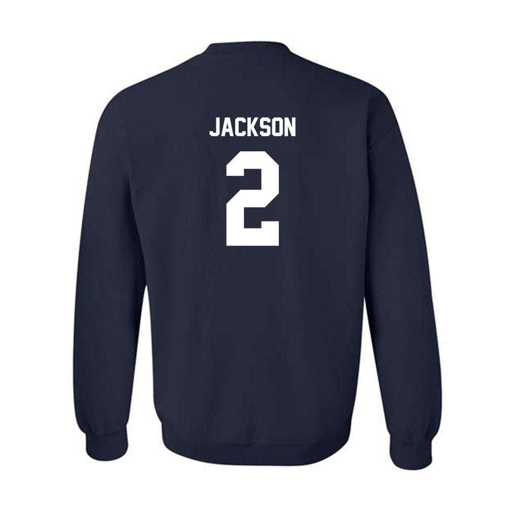 Butler - NCAA Men's Basketball : Jalen Jackson - Classic Fashion Shersey Crewneck Sweatshirt-1
