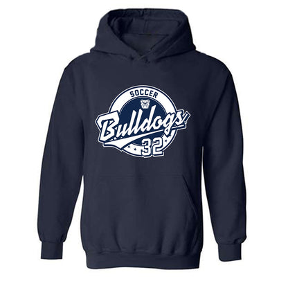 Butler - NCAA Men's Soccer : Inigo Esmanech - Classic Fashion Shersey Hooded Sweatshirt-0