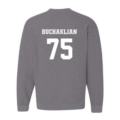BU - NCAA Football : kevork buchaklian - Classic Fashion Shersey Crewneck Sweatshirt-1