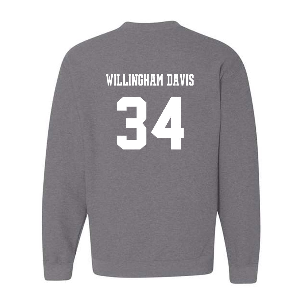 BU - NCAA Football : Zac Willingham-Davis - Classic Fashion Shersey Crewneck Sweatshirt-1