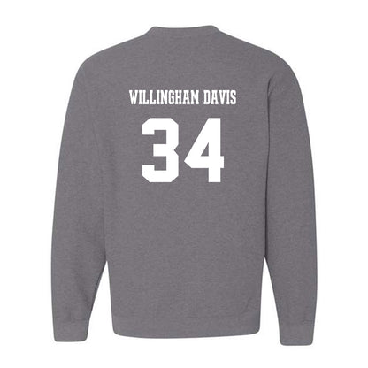 BU - NCAA Football : Zac Willingham-Davis - Classic Fashion Shersey Crewneck Sweatshirt-1