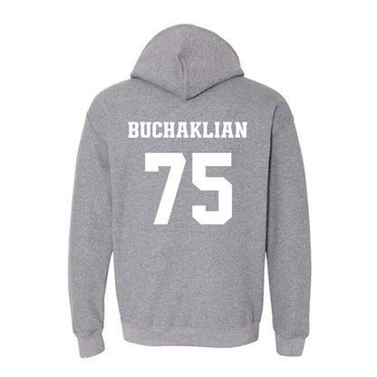 BU - NCAA Football : kevork buchaklian - Classic Fashion Shersey Hooded Sweatshirt-1