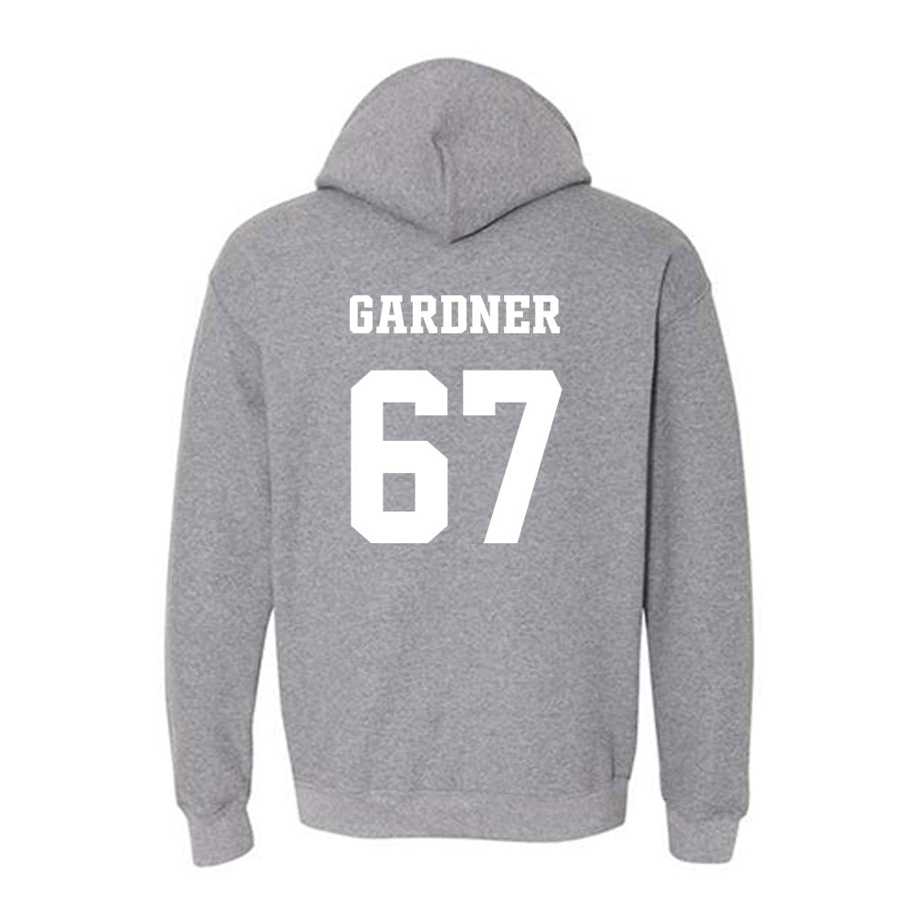 BU - NCAA Football : Charlie Gardner - Classic Fashion Shersey Hooded Sweatshirt-1