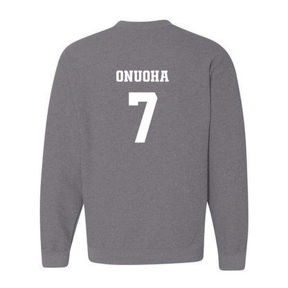 BU - NCAA Football : Onye Onuoha - Classic Fashion Shersey Crewneck Sweatshirt-1