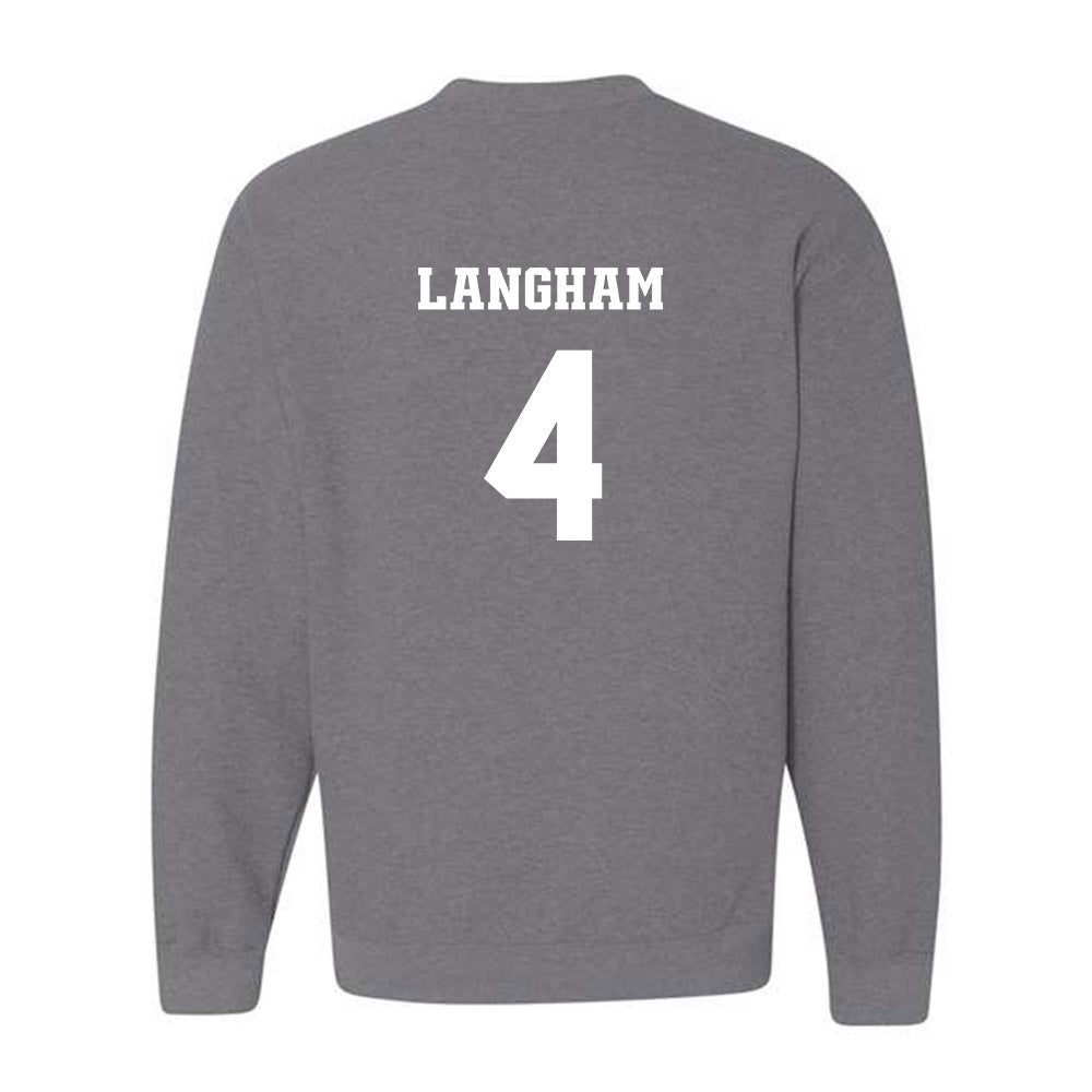 BU - NCAA Women's Basketball : Kennedy Langham - Classic Fashion Shersey Crewneck Sweatshirt-1