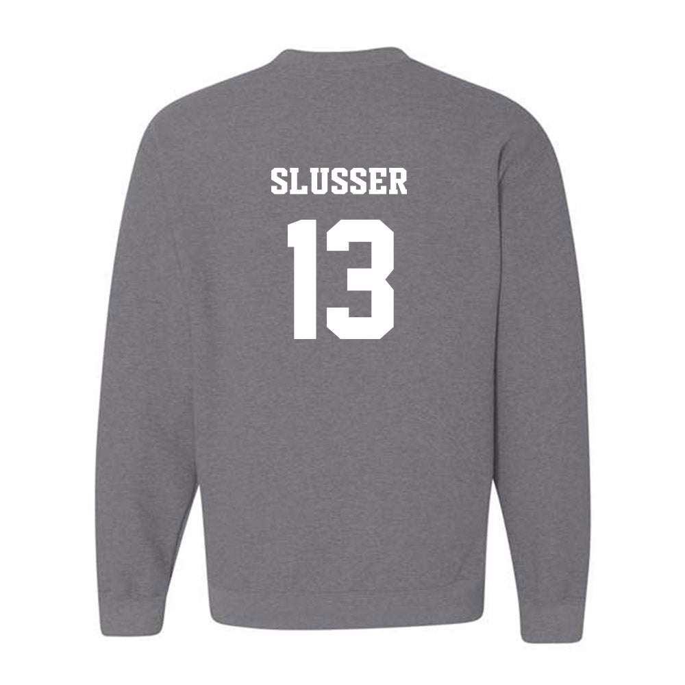 BU - NCAA Women's Volleyball : Carly Slusser - Classic Fashion Shersey Crewneck Sweatshirt-1
