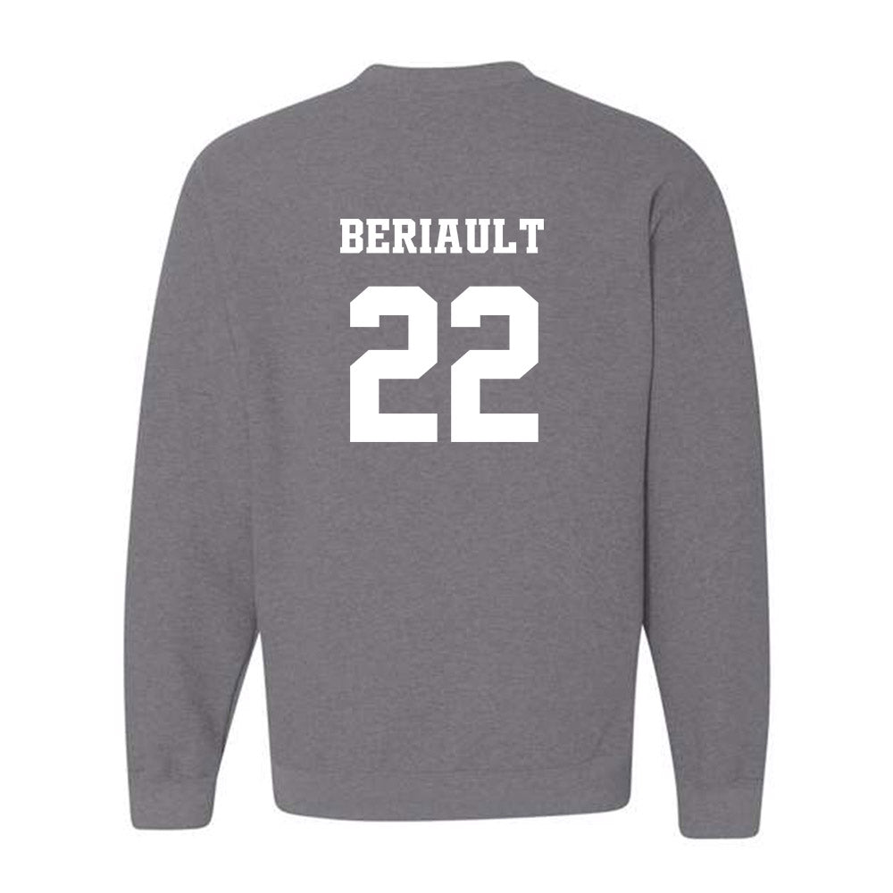 Butler - NCAA Football : Madden Beriault - Classic Fashion Shersey Crewneck Sweatshirt-1