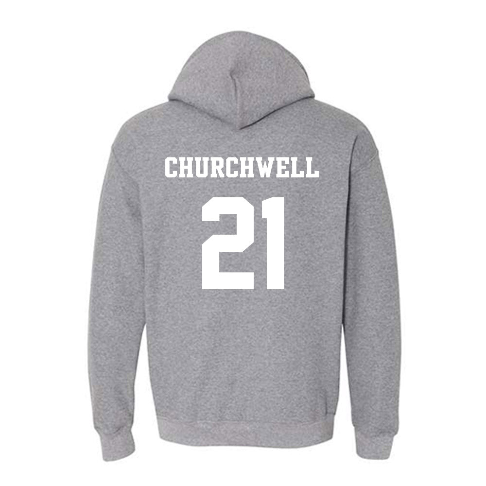 Butler - NCAA Women's Lacrosse : Grace Churchwell - Classic Fashion Shersey Hooded Sweatshirt-1