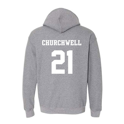 Butler - NCAA Women's Lacrosse : Grace Churchwell - Classic Fashion Shersey Hooded Sweatshirt-1