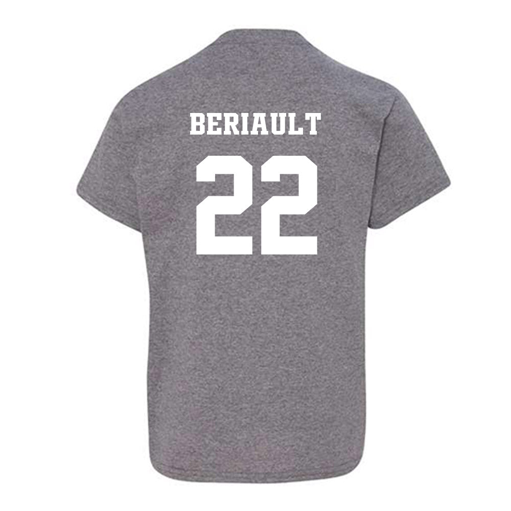 Butler - NCAA Football : Madden Beriault - Classic Fashion Shersey Youth T-Shirt-1