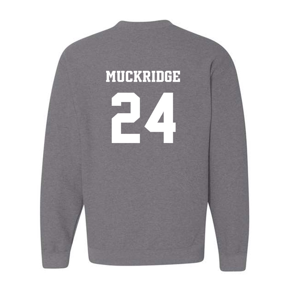 BU - NCAA Men's Soccer : Evan Muckridge - Classic Fashion Shersey Crewneck Sweatshirt-1