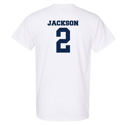 Butler - NCAA Men's Basketball : Jalen Jackson - Classic Fashion Shersey T-Shirt-1
