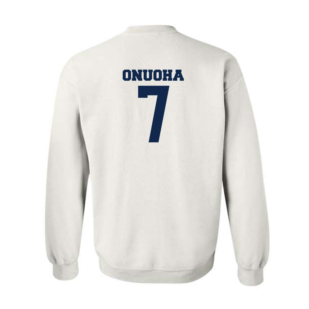 BU - NCAA Football : Onye Onuoha - Classic Fashion Shersey Crewneck Sweatshirt-1