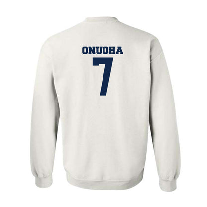 BU - NCAA Football : Onye Onuoha - Classic Fashion Shersey Crewneck Sweatshirt-1