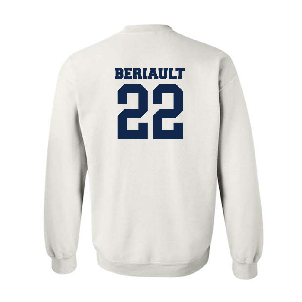 Butler - NCAA Football : Madden Beriault - Classic Fashion Shersey Crewneck Sweatshirt-1