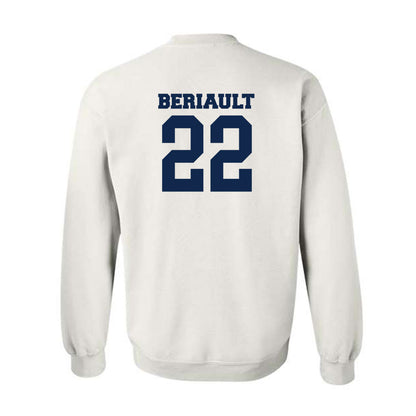Butler - NCAA Football : Madden Beriault - Classic Fashion Shersey Crewneck Sweatshirt-1