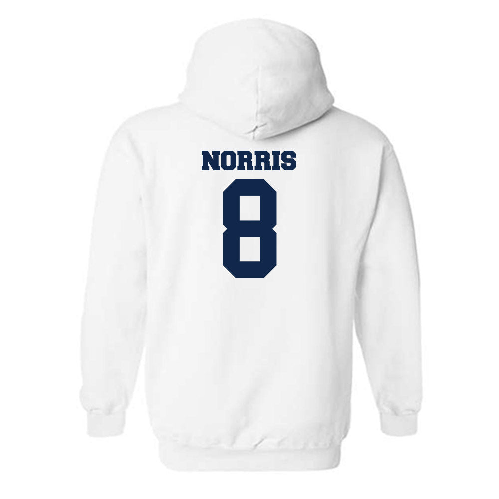 BU - NCAA Football : Jay Norris - Classic Fashion Shersey Hooded Sweatshirt-1