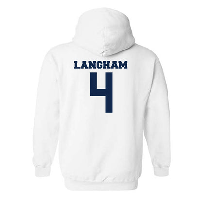 BU - NCAA Women's Basketball : Kennedy Langham - Classic Fashion Shersey Hooded Sweatshirt-1