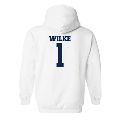 BU - NCAA Women's Basketball : Gabby Wilke - Classic Fashion Shersey Hooded Sweatshirt-1