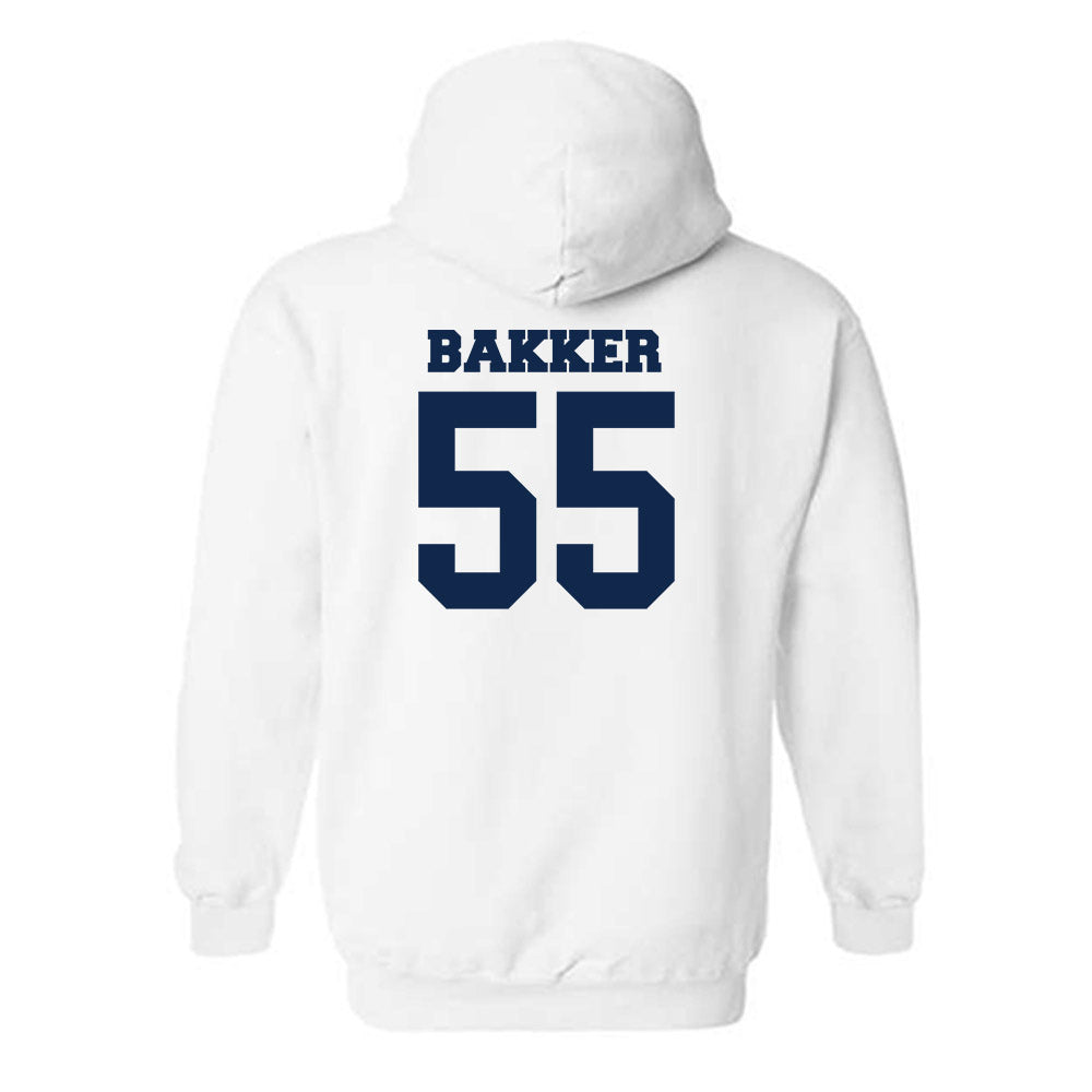 BU - NCAA Football : Wyatt Bakker - Classic Fashion Shersey Hooded Sweatshirt-1