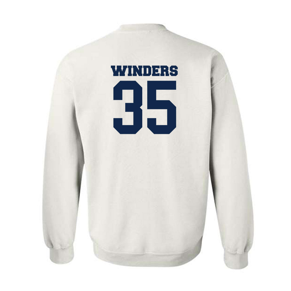Butler - NCAA Baseball : Max Winders - Classic Fashion Shersey Crewneck Sweatshirt-1