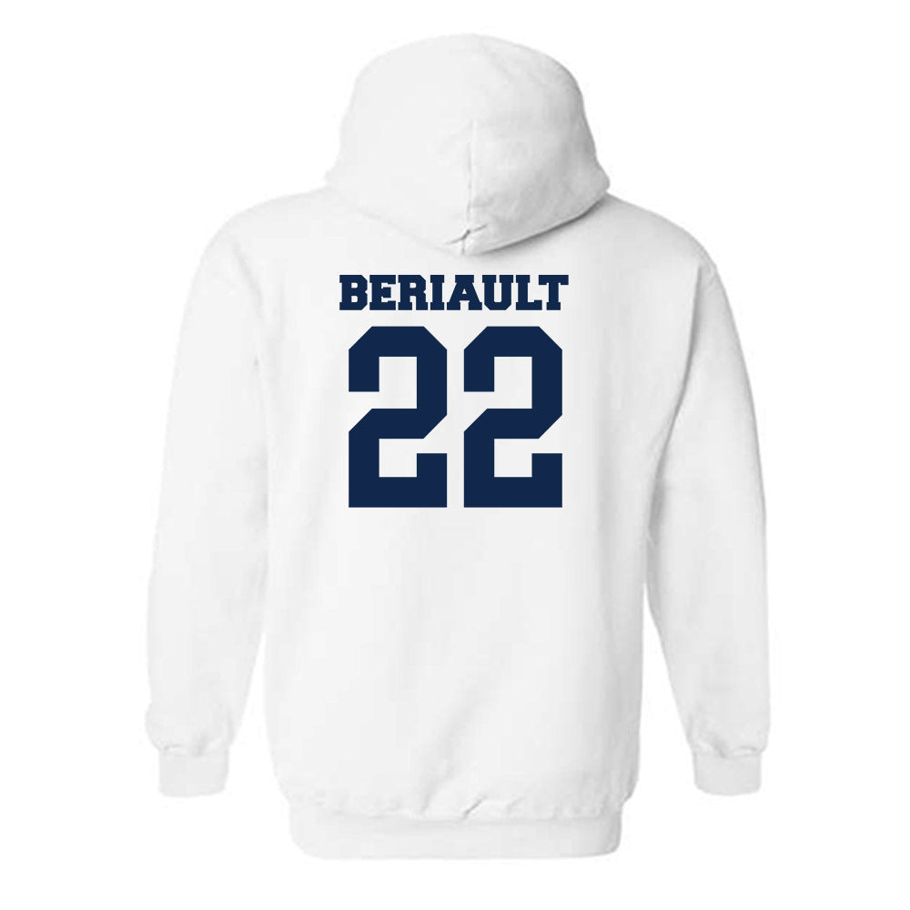 Butler - NCAA Football : Madden Beriault - Classic Fashion Shersey Hooded Sweatshirt-1