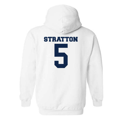 Butler - NCAA Football : Jackson Stratton - Classic Fashion Shersey Hooded Sweatshirt-1