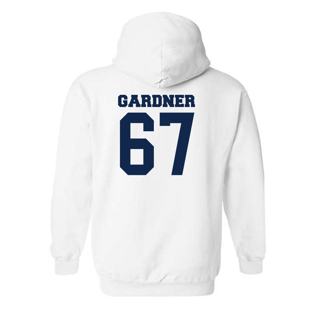 BU - NCAA Football : Charlie Gardner - Classic Fashion Shersey Hooded Sweatshirt-1