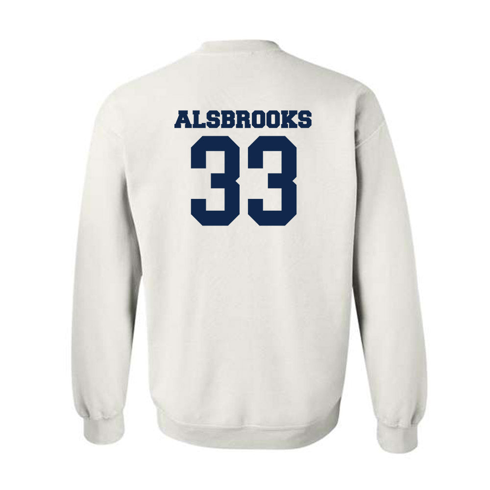 BU - NCAA Football : Trey Alsbrooks - Classic Fashion Shersey Crewneck Sweatshirt-1