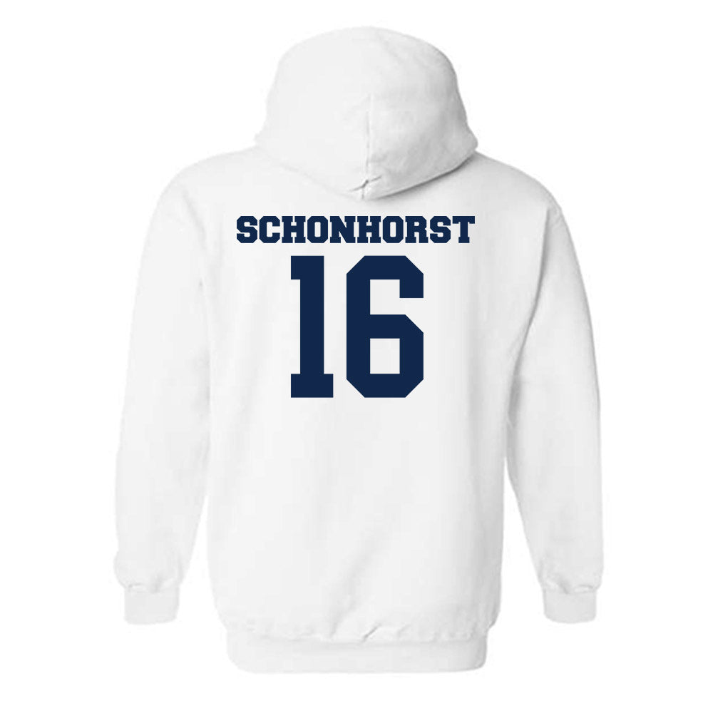 BU - NCAA Football : Blair Schonhorst - Classic Fashion Shersey Hooded Sweatshirt-1