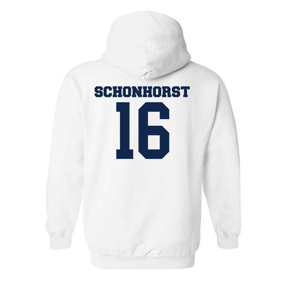 BU - NCAA Football : Blair Schonhorst - Classic Fashion Shersey Hooded Sweatshirt-1