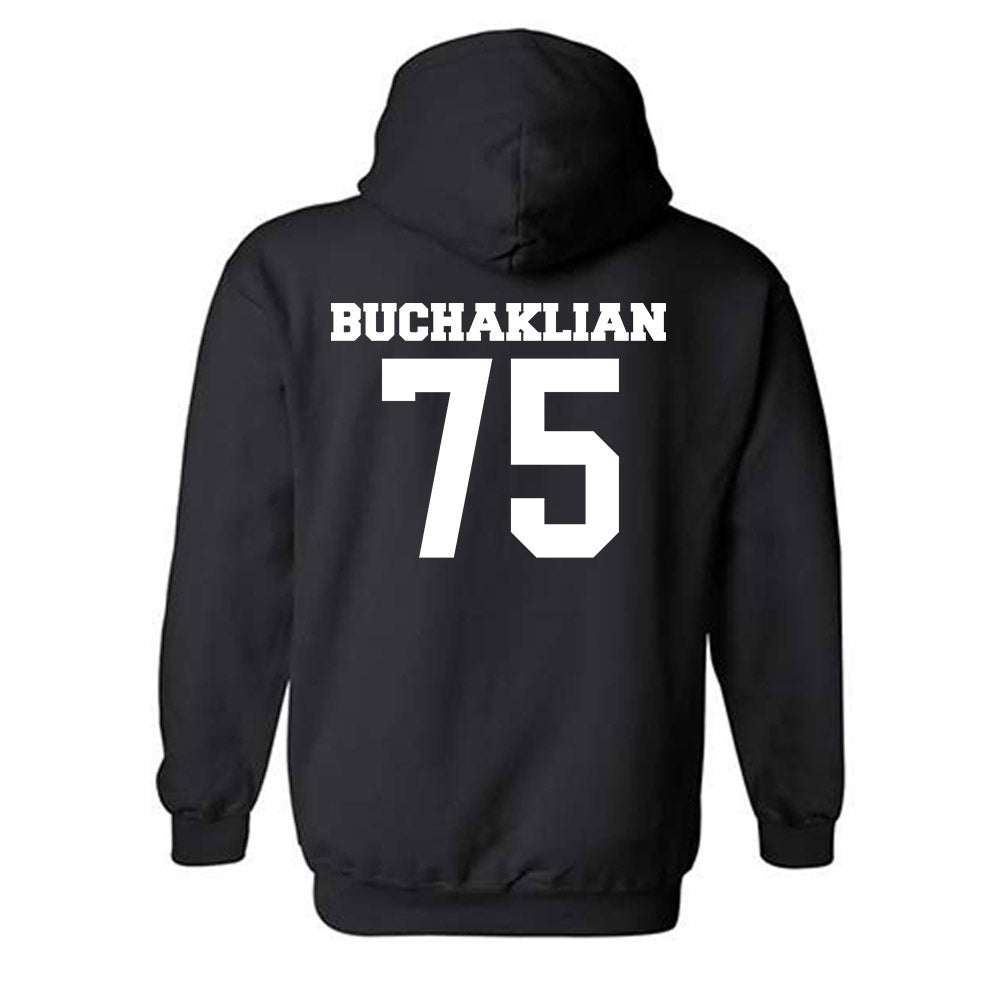 BU - NCAA Football : kevork buchaklian - Classic Fashion Shersey Hooded Sweatshirt-1