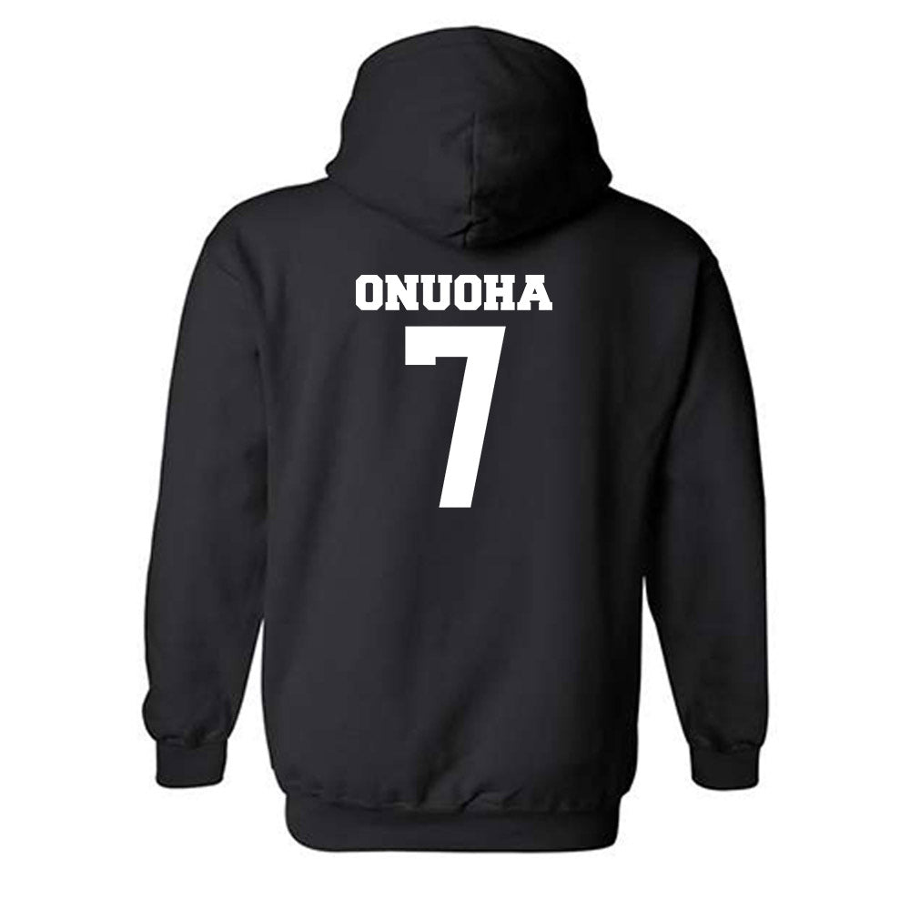 BU - NCAA Football : Onye Onuoha - Classic Fashion Shersey Hooded Sweatshirt-1