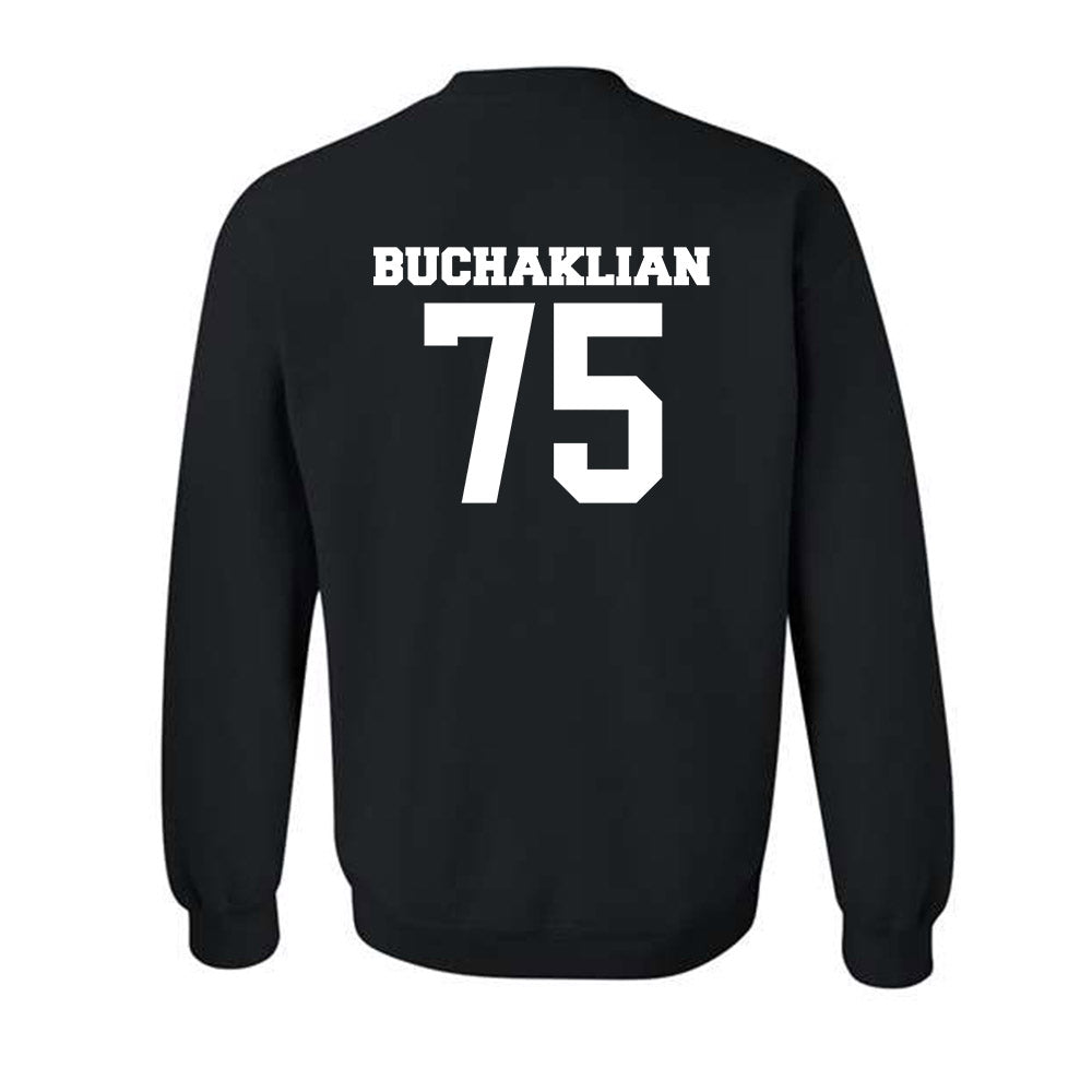 BU - NCAA Football : kevork buchaklian - Classic Fashion Shersey Crewneck Sweatshirt-1