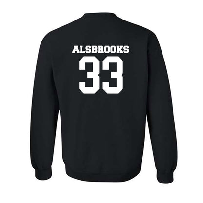 BU - NCAA Football : Trey Alsbrooks - Classic Fashion Shersey Crewneck Sweatshirt-1