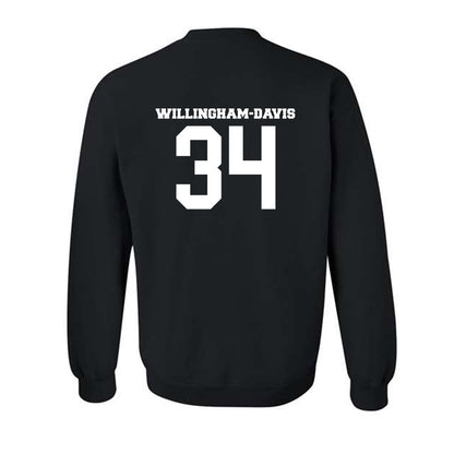 BU - NCAA Football : Zac Willingham-Davis - Classic Fashion Shersey Crewneck Sweatshirt-1