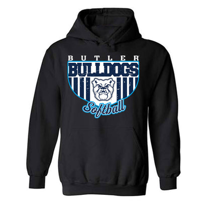 Butler - NCAA Softball : Maren Berger - Classic Fashion Shersey Hooded Sweatshirt-0