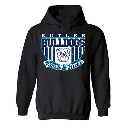Butler - NCAA Men's Track & Field : Ryan Elston - Classic Fashion Shersey Hooded Sweatshirt-0