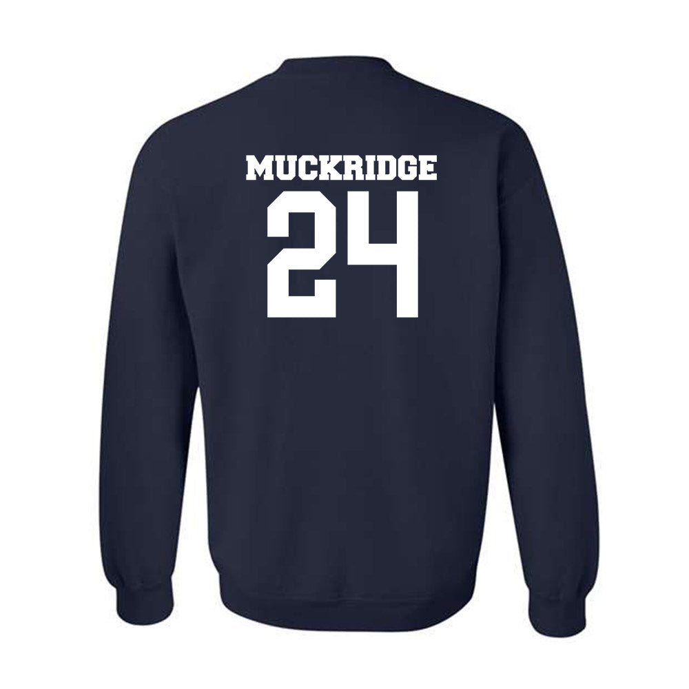 BU - NCAA Men's Soccer : Evan Muckridge - Classic Fashion Shersey Crewneck Sweatshirt-1