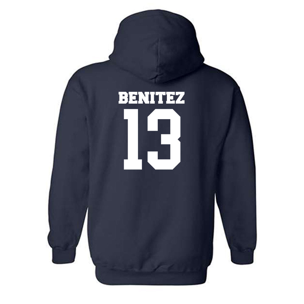 BU - NCAA Men's Soccer : Aiden Benitez - Classic Fashion Shersey Hooded Sweatshirt-1