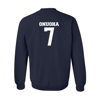 BU - NCAA Football : Onye Onuoha - Classic Fashion Shersey Crewneck Sweatshirt-1
