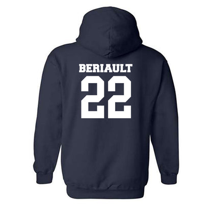 Butler - NCAA Football : Madden Beriault - Classic Fashion Shersey Hooded Sweatshirt-1